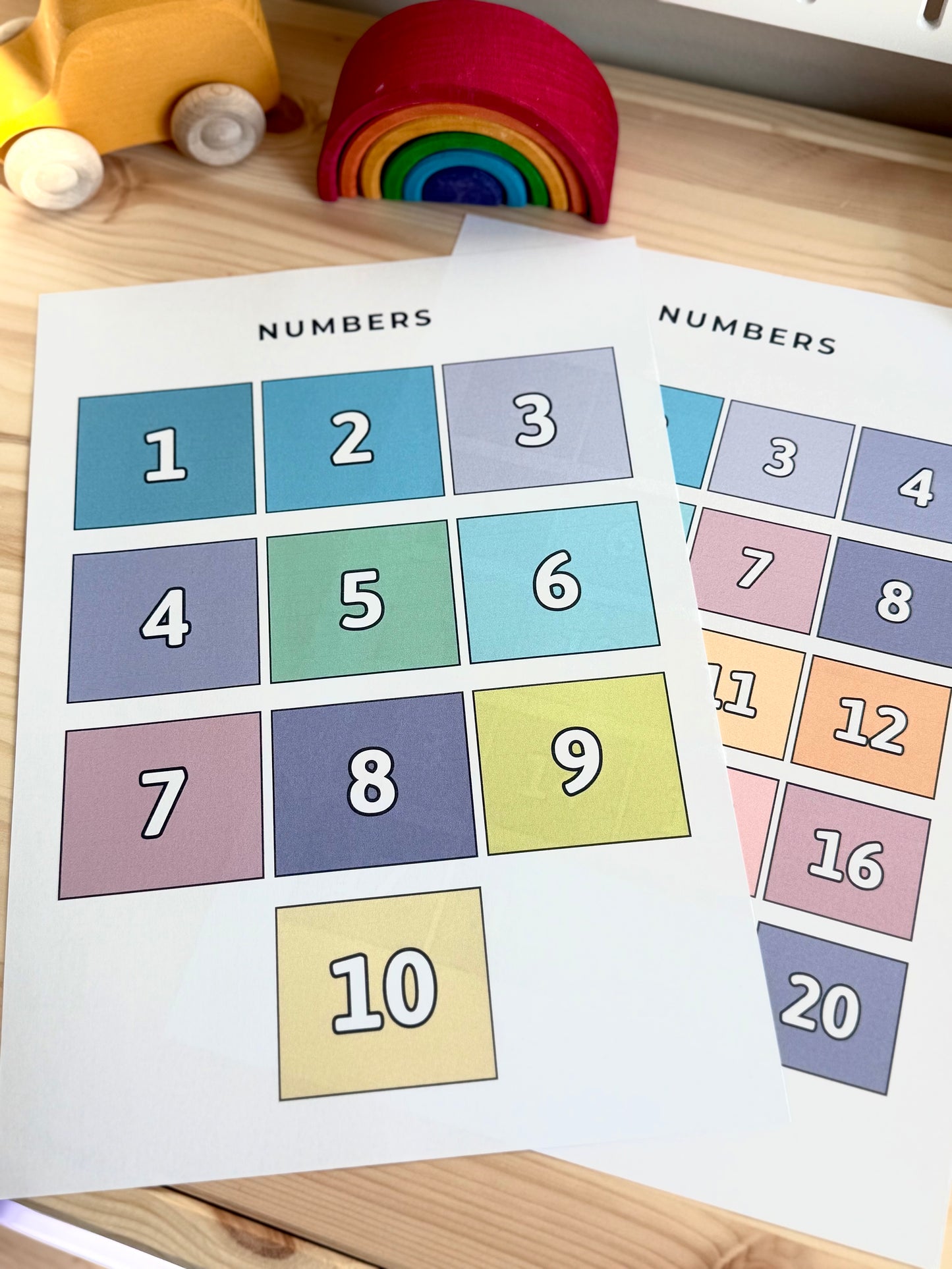 Numbers 1–100 – Color - PDF