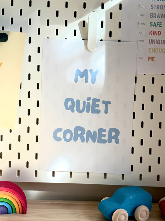 My Quiet Corner – Blue – PDF