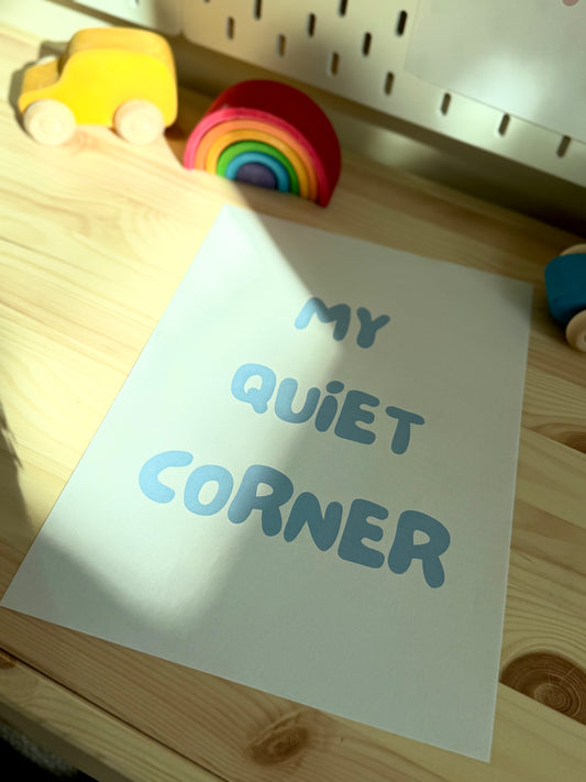 My Quiet Corner – Blue – PDF