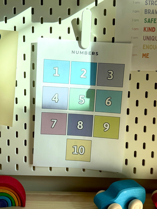 Numbers 1–100 – Color - PDF