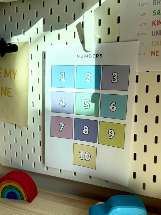 Numbers 1–100 – Color - PDF